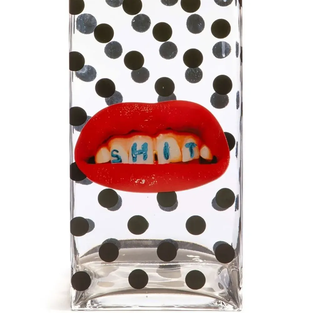 Большая ваза в горох