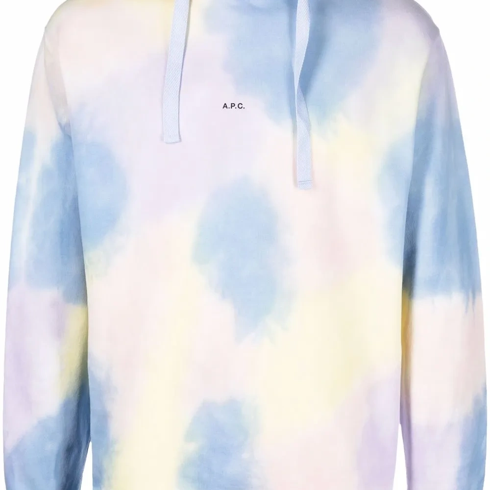 Худи с принтом тай-дай