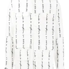 Рубашка с графичным принтом и карманами