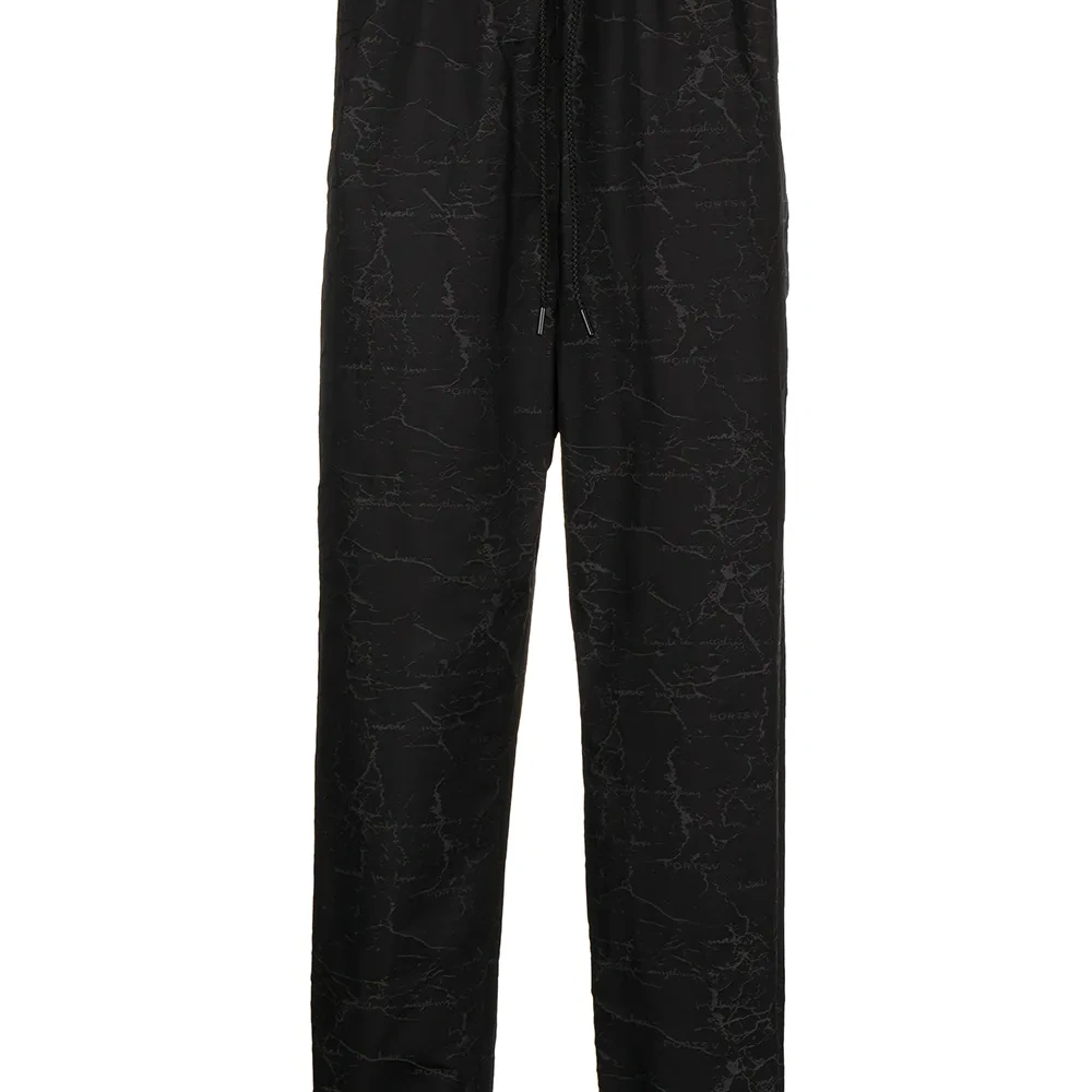 брюки с принтом