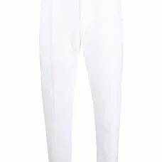 Укороченные зауженные брюки