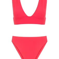 Бикини Vermelho с завышенной талией