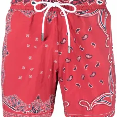 Плавки-шорты с принтом