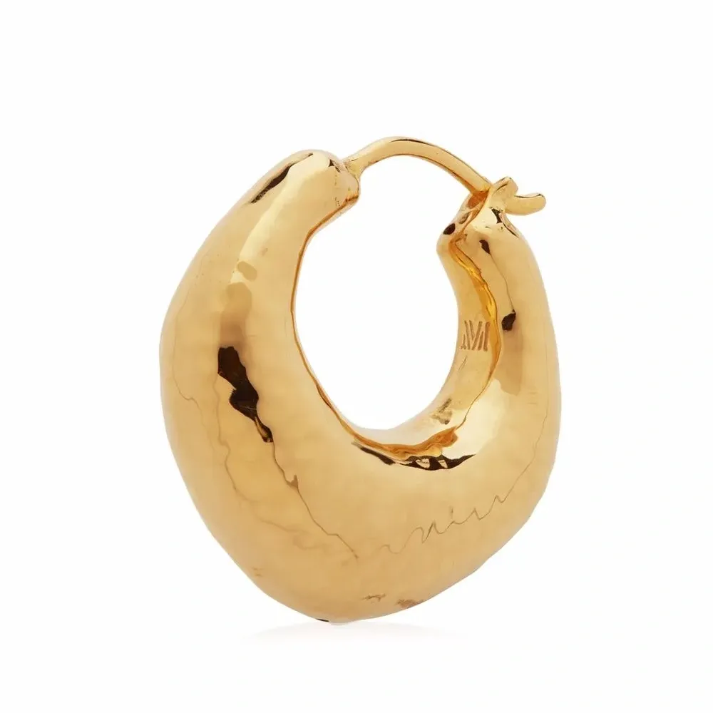 Массивные серьги-кольца Deia