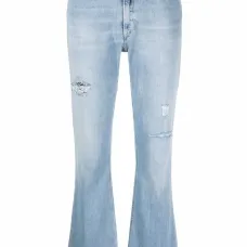 Расклешенные джинсы средней посадки Расклешенные джинсы средней посадки