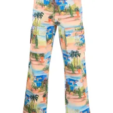 Брюки с графичным принтом Брюки с графичным принтом