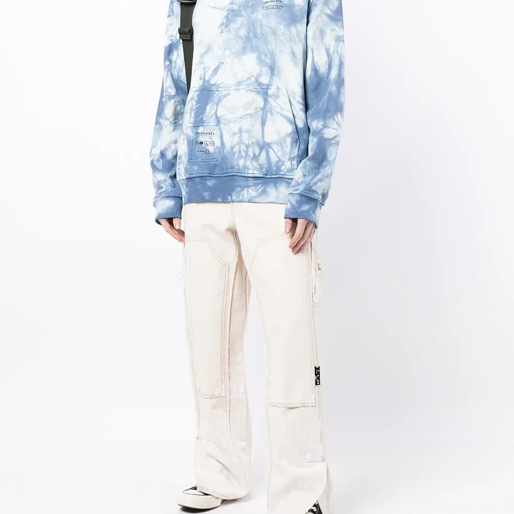 Худи с принтом тай-дай