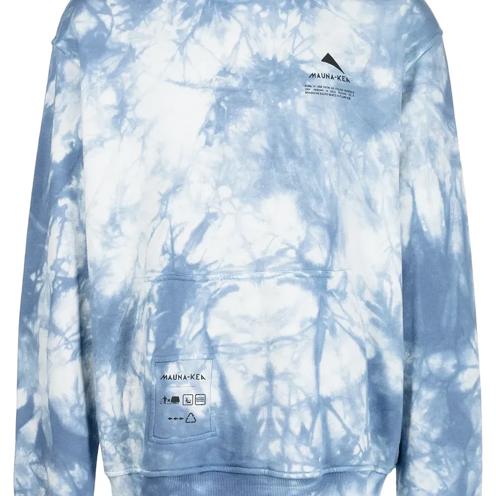 Худи с принтом тай-дай