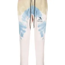 Спортивные брюки с принтом тай-дай