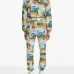 Трикотажные брюки с графическим принтом