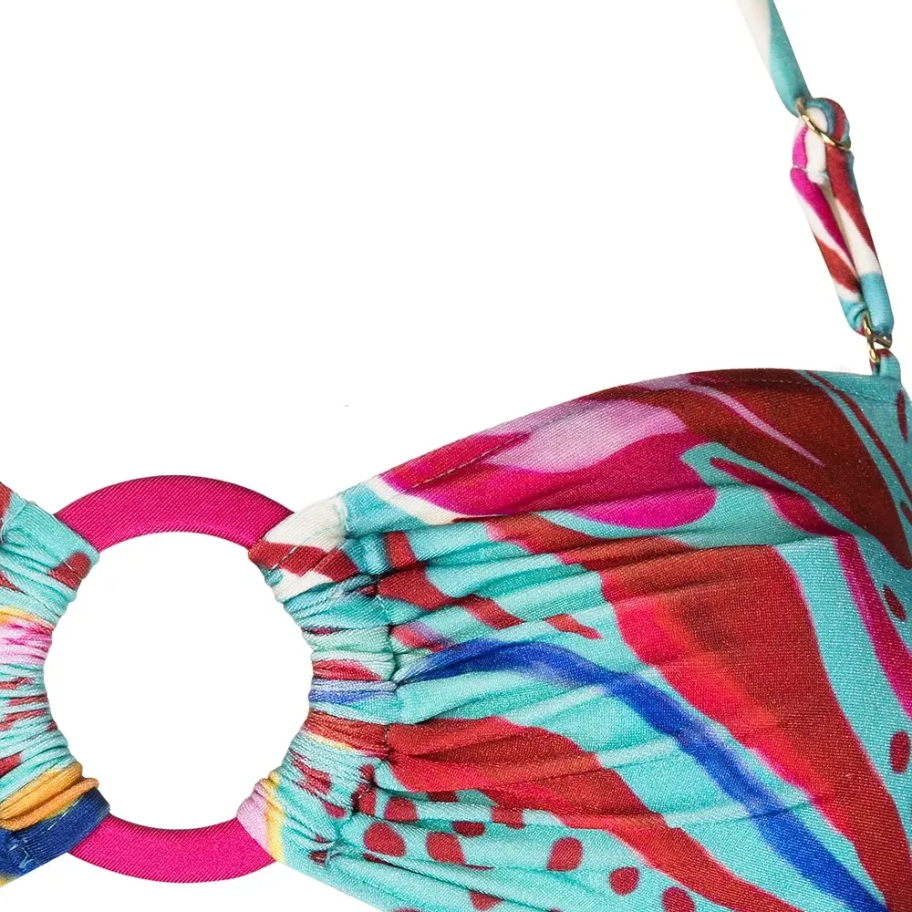 Лиф бикини с цветочным принтом