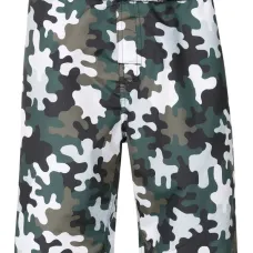 Шорты-бермуды с камуфляжным принтом