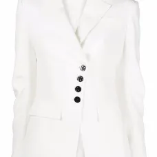 Однобортный блейзер асимметричного кроя