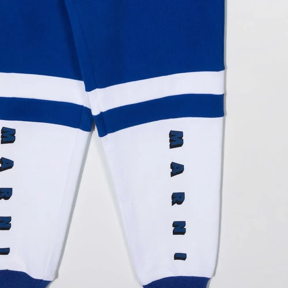 Брюки в стиле колор-блок с логотипом