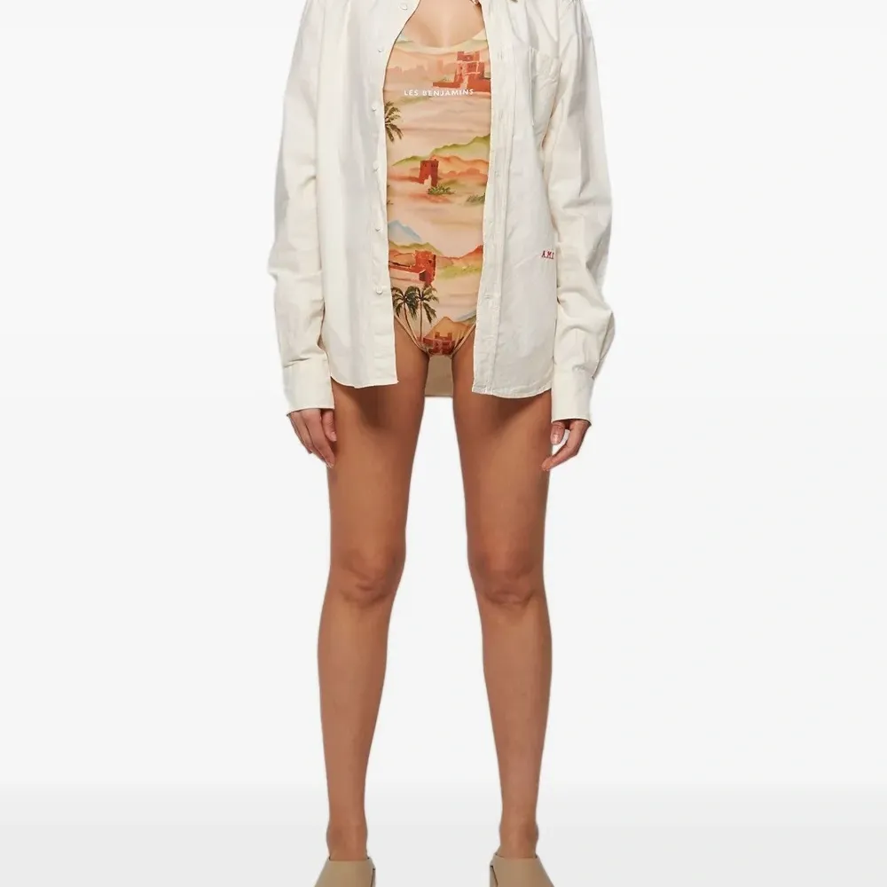 Купальник с принтом