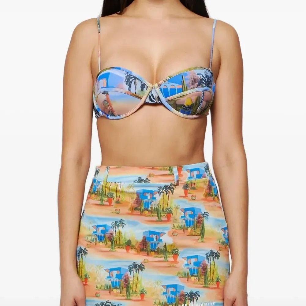 Топ бикини с принтом