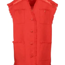 Топ с бахромой и поясом