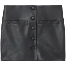 мини-юбка из искусственной кожи