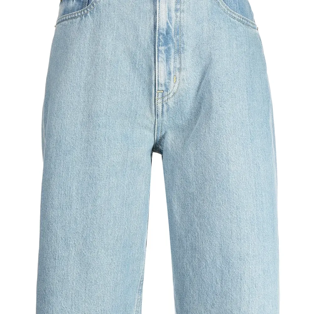 Джинсовые шорты-бермуды The Turquoise с завышенной талией