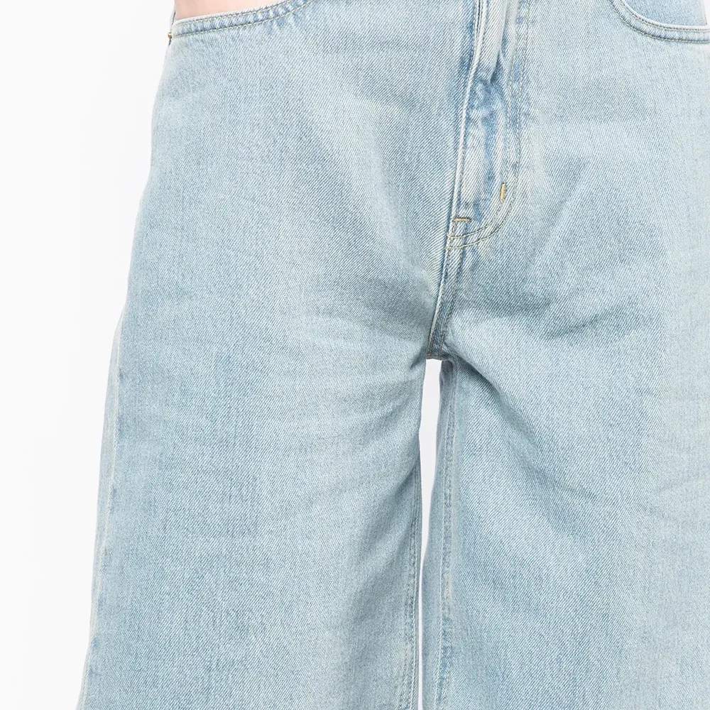 Джинсовые шорты-бермуды The Turquoise с завышенной талией