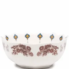 Глубокая тарелка с контрастным принтом Глубокая тарелка с контрастным принтом