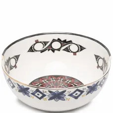 Глубокая тарелка с контрастным принтом Глубокая тарелка с контрастным принтом