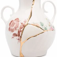 Маленькая ваза Malerba Kintsuji из коллаборации с Marcantonio Raimondi (18 x 16 см) Маленькая ваза Malerba Kintsuji из коллаборации с Marcantonio Raimondi (18 x 16 см)