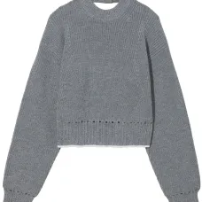 Cashfeel cut-out detail jumper