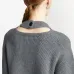 Cashfeel cut-out detail jumper
