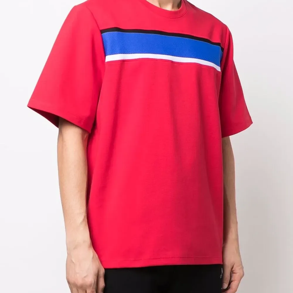 Футболка с контрастной полоской