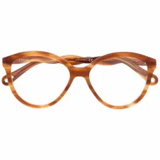 Очки в круглой оправе черепаховой расцветки