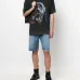 Джинсовые шорты с вышивкой Cross