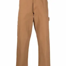 Брюки с нашивкой-логотипом