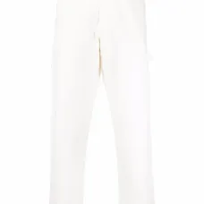 Брюки с нашивкой-логотипом