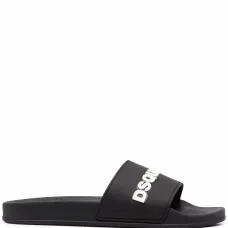 Шлепанцы с тисненым логотипом