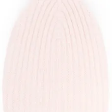 Кашемировая шапка бини в рубчик