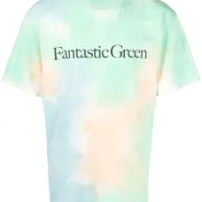 Футболка Fantastic Green с принтом тай-дай
