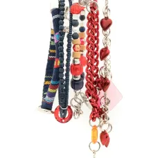 Цепочный браслет с бусинами