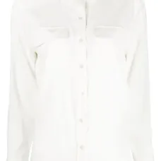 Шелковая рубашка с длинными рукавами Шелковая рубашка с длинными рукавами