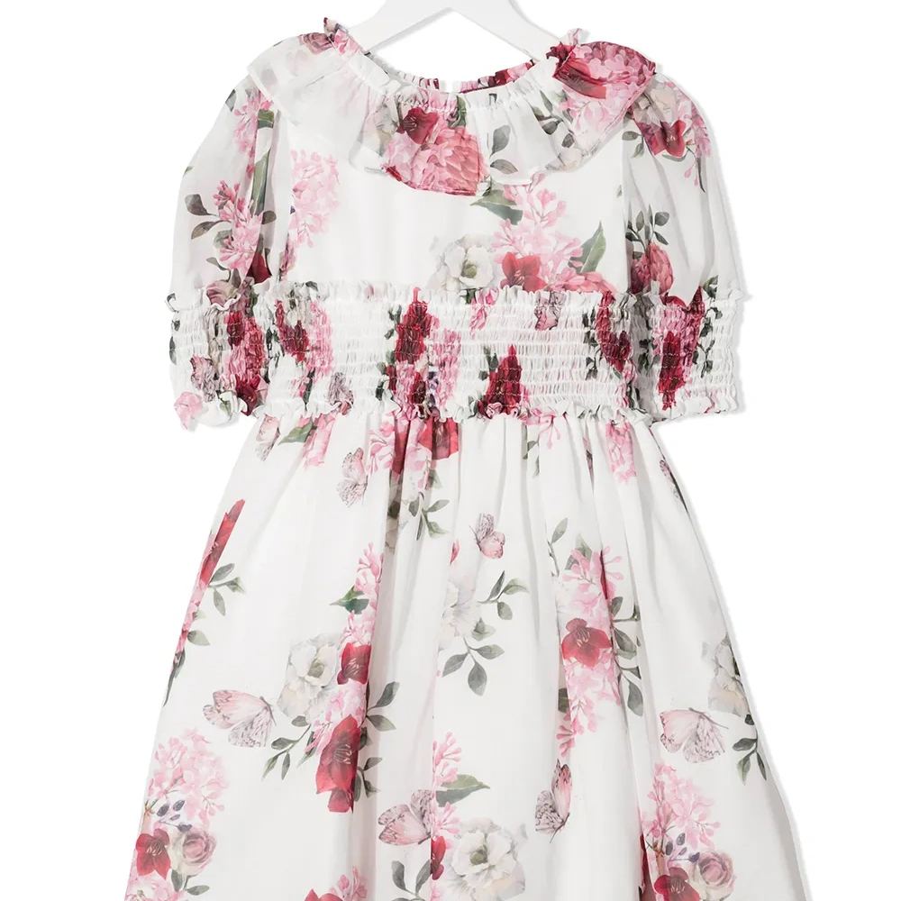 Платье с цветочным принтом