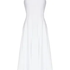 Платье без рукавов с U-образным вырезом