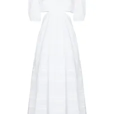 Ярусное платье миди