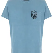 Футболка с нагрудным карманом и логотипом