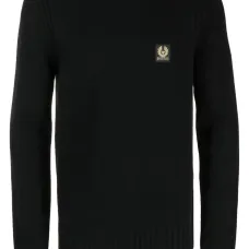 шерстяная толстовка с нашивкой-логотипом