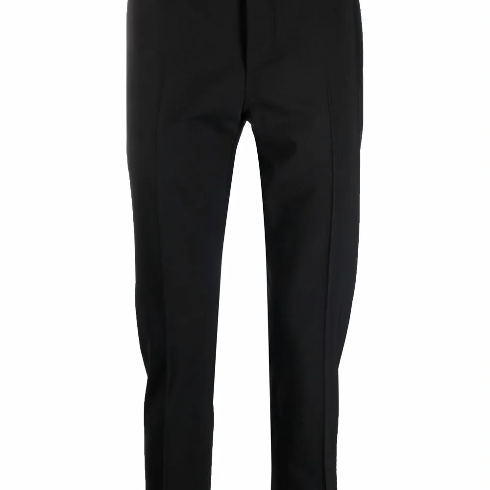 Зауженные шерстяные брюки Зауженные шерстяные брюки