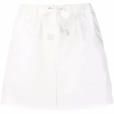 Шорты с завышенной талией и кулиской