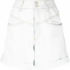 Джинсовые шорты с завышенной талией Джинсовые шорты с завышенной талией