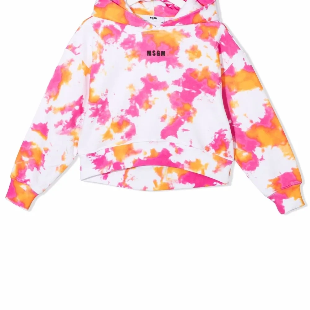 Худи с принтом тай-дай