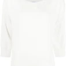 Топ тонкой вязки с короткими рукавами