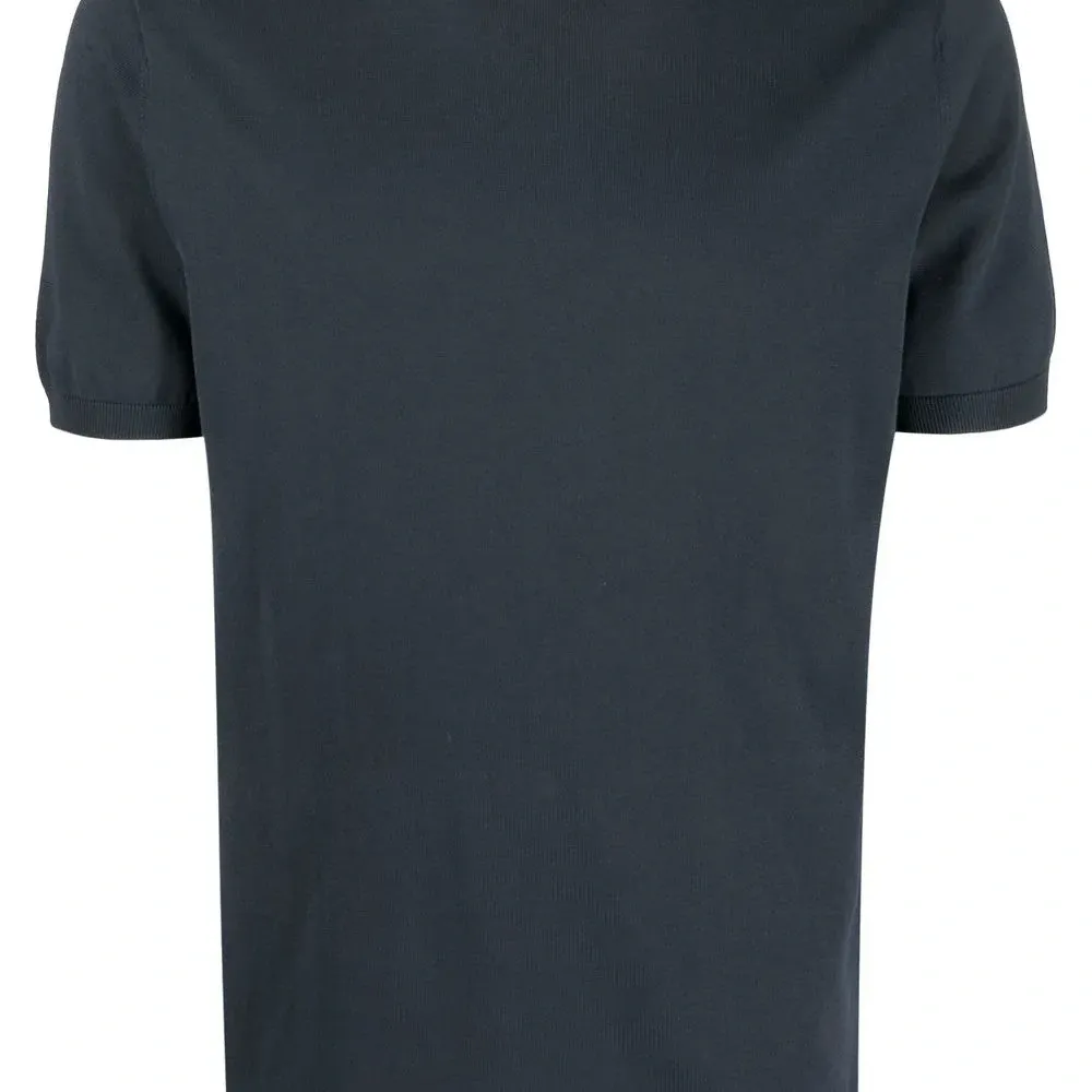 Толстовка с круглым вырезом в рубчик